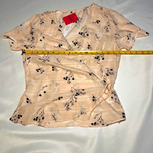 Gentle Fawn Pink Wrap Top - Picture 10 of 12